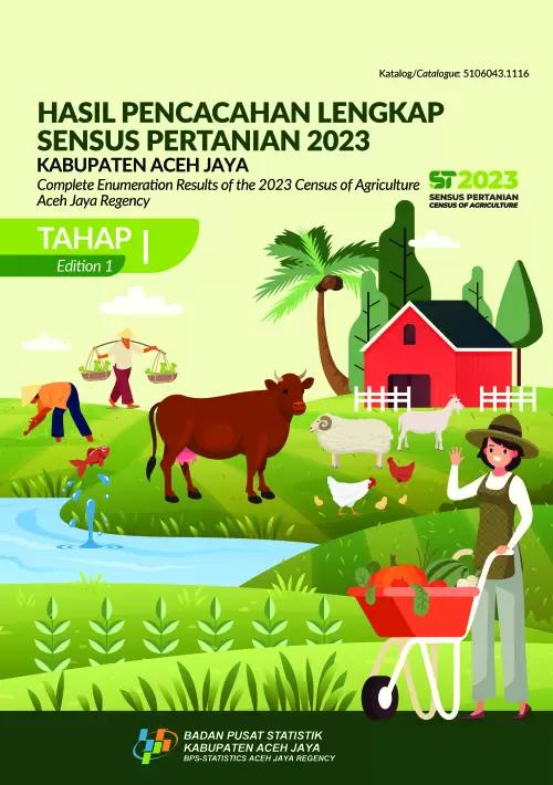 Hasil Pencacahan Lengkap Sensus Pertanian 2023 - Tahap I Kabupaten Aceh Jaya